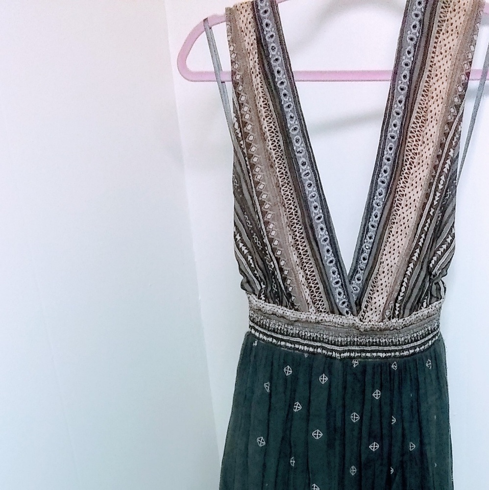 Free People Grey Aphrodite Jumper